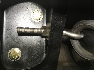 New custom meatier exhaust hangers.